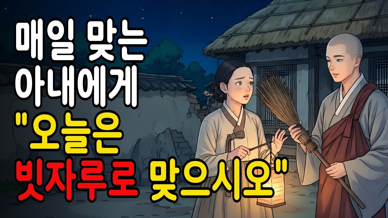 맞으면서 업이 풀렸다 스님이 알려준 빗자루 한 자루의 비밀 ｜ 야담 ｜ 민담 ｜ 전설 ｜ 옛날이야기 ｜ 수면동화