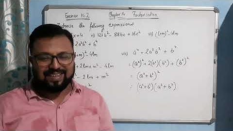 Class-8 Chapter-14 Factorisation/ Exercise 14.2/ Q.1 v), vi), vii) and viii)/ ncert.mp4
