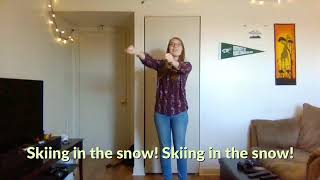 Skiing In The Snow - Sing Along With Mrs. Doiron