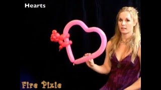 23   Hearts   Fire Pixie Ballon Animals