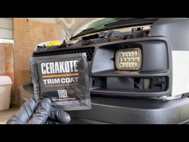 Revive your car's plastic trim! Cerakote Ceramic Trim Coat