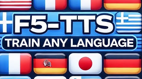 F5-TTS how to train a new language best open source text to speech