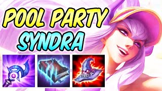 CLEAN POOL PARTY SYNDRA MID Full Burst AP Magic Penetration | Build & Runes | League of Legends