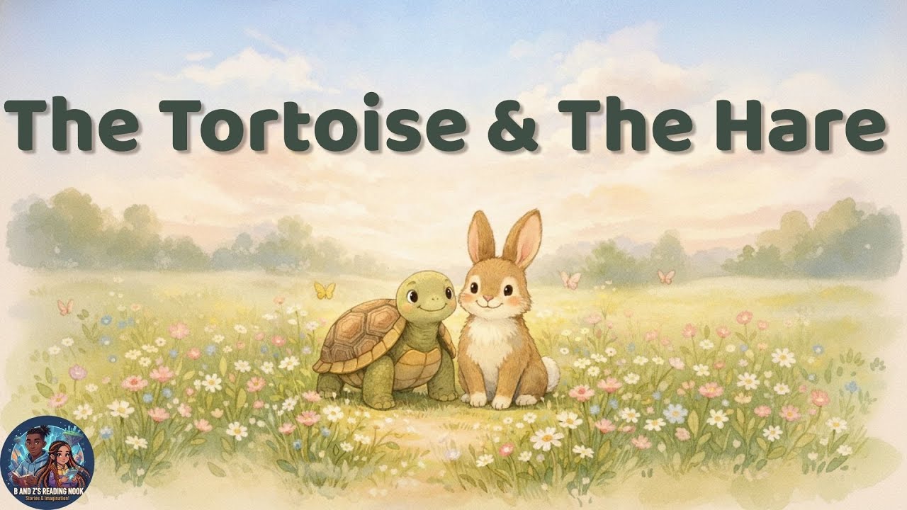 The Tortoise and the Hare 🐢🐇 | Gentle Short Story for Kids | B & Z’s ...