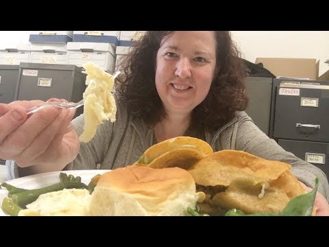 Mukbang | Holiday Lunch at Work | Eat With Me | Social Eating