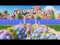Easy Flower Path Tutorial (No Glitch) 🌸 Heartopia Cozy Build