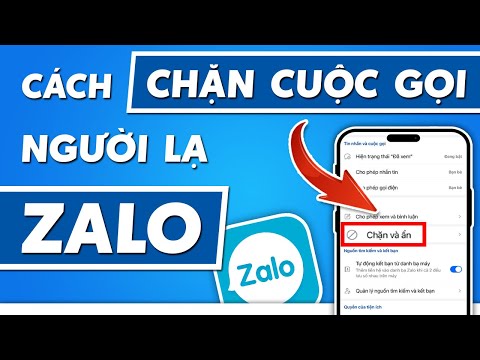 Cách Chặn cuộc gọi từ người lạ trên Zalo