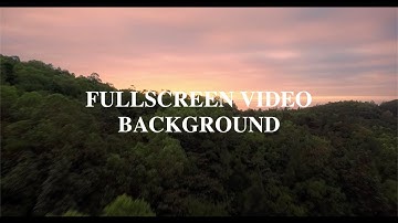 Fullscreen Video Background Using Html & CSS