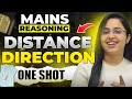 Mains reasoning distance direction all banking exams  distance direction one shot   smriti sethi