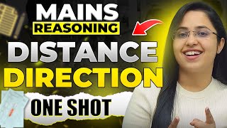 MAINS REASONING DISTANCE DIRECTION All Banking Exams | DISTANCE DIRECTION One Shot |  Smriti Sethi