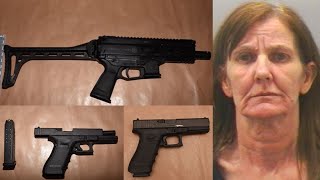 Grandma Caught With Machine Gun, Hand Grenade & Glock In Her Wardrobe (Newcastle)