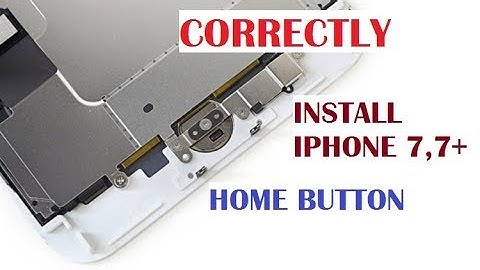 REPLACE IPHONE 7 ,7 PLUS HOME BUTTON WITHOUT DAMAGE
