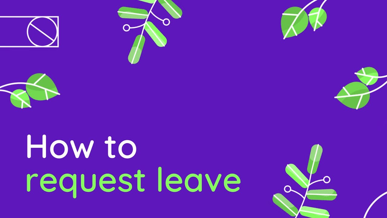 How To Request Leave Video Template Editable YouTube How To Request Leave Video Template Editable YouTube