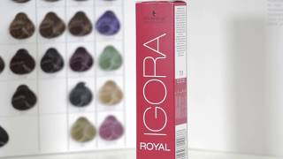 Tinte Schwarzkopf [ igora royal carta de colores ]