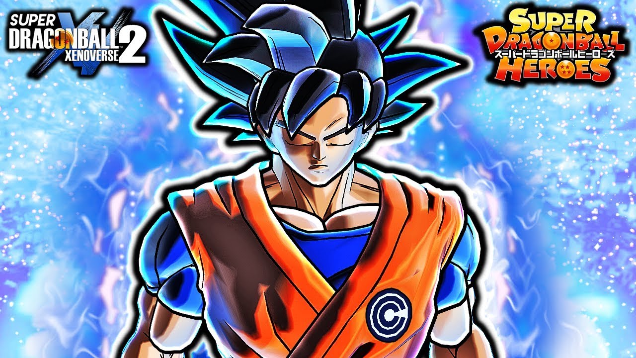 New Animated Heroes Ultra Instinct Goku Dragon Ball Xenoverse 2 Anime Cutscene Gameplay - dragon ball heroes mui capsule corp goku aura roblox