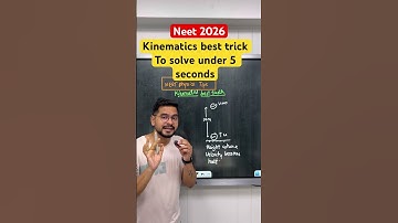 Kinematics magical trick to solve questions in just 5 seconds | समय बचाओ exam में | #neet2026