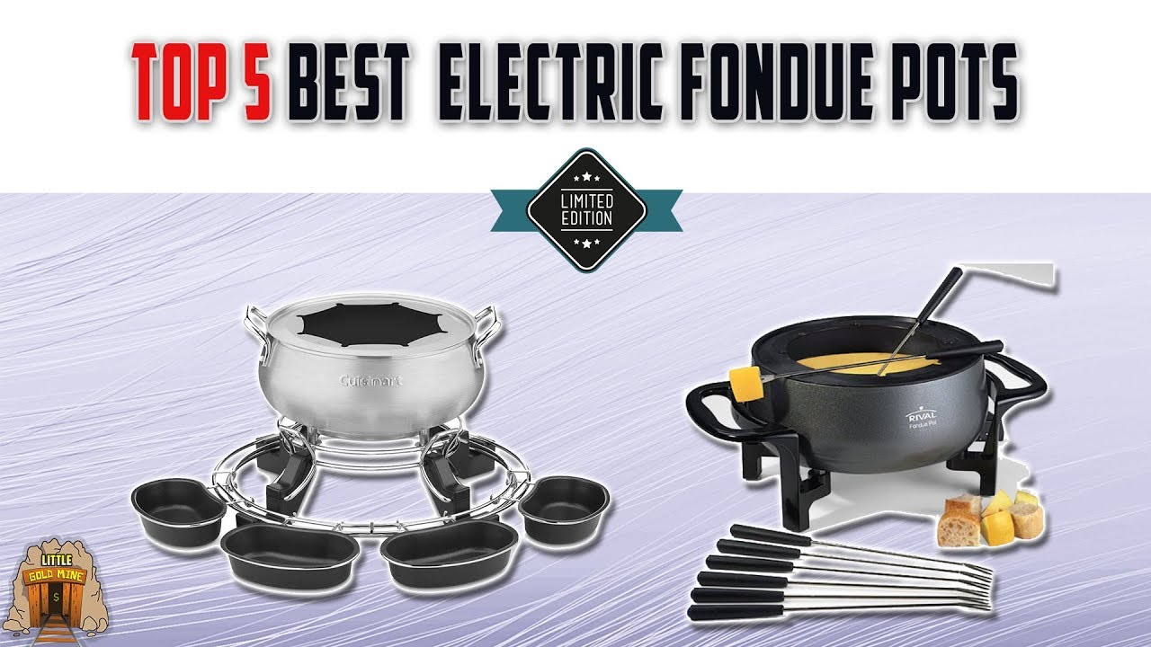 Rival Stainless Steel Electric Fondue Pot Set