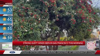 Strong winds in San Francisco