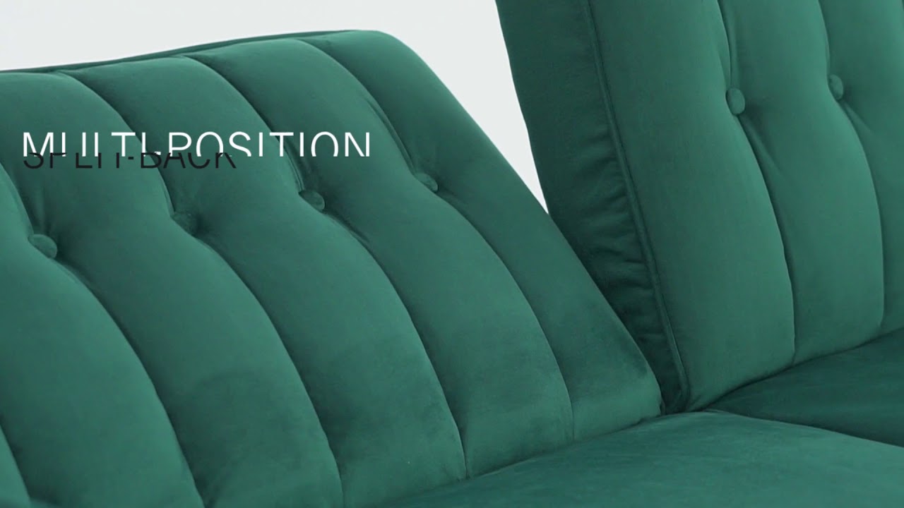 Dhp Pin Tufted Transitional Futon Youtube
