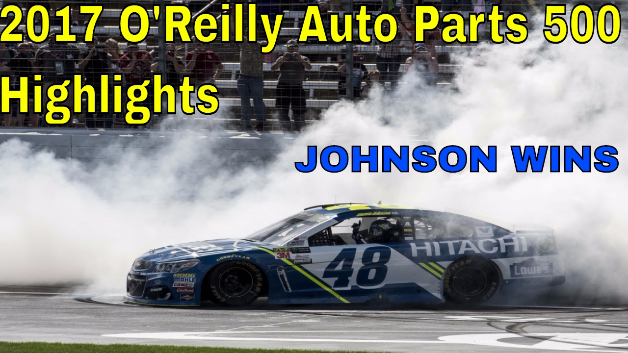 2017 O'Reilly Auto Parts 500 Highlights - YouTube