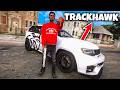 I got a 1000HP TRACKHAWK to SPIN BLOCKS in GTA 5 RP..