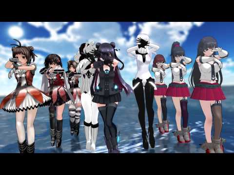 【MMD艦これ】棲鬼ちゃんとの軽巡ユニットで「夏に去りし君を想フ」