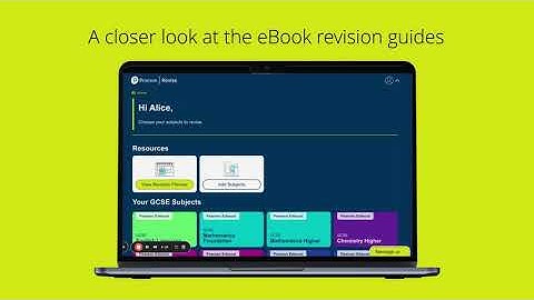Take a closer look at the eBook Revision Guides 📚 | Pearson Revise Online