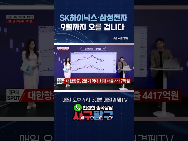 [종목상담 4989] SK하이닉스·삼성전자 9월까지 오를 겁니다