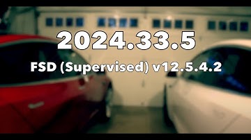 Tesla Software Update 2024.33.5 | FSD v12.5.4.2