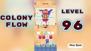 Colony Flow Level 96 Walkthrough 🐜 | Ant Colony Puzzle Gameplay | Mini Boss