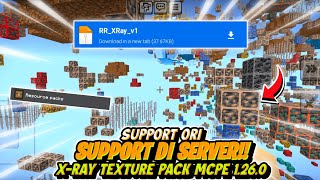 FITUR LENGKAP‼️TEXTURE PACK X-RAY MCPE 1.26+ || X-ray mcpe 1.26 