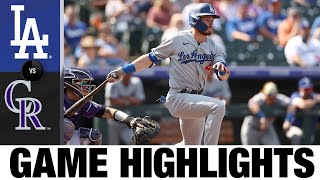 Dodgers Vs. Rockies Game Highlights (9/23/21) | MLB Highlights Dodgers Vs. Rockies Game Highlights (9/23/21) | MLB Highlights