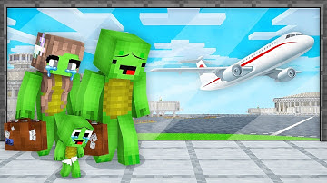 How Mikey Family Is MOVING AWAY in Minecraft (Maizen)