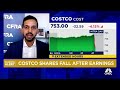 Costco shares slip after quarterly earnings report