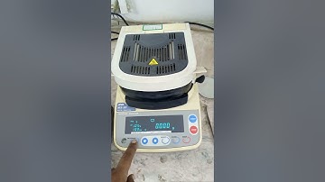 Moisture Analyzer MX-50 Calibration