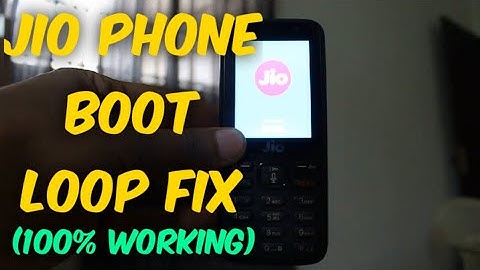 Jio Phone Boot loop problem Solution(Hard reset)