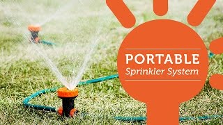 Watch how easy it is to water your lawn without an expensive sprinkler system