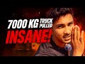 This Indian guy pulled 7000 kg truck ? Watch This 😳
