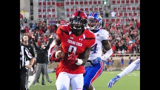 Jonathan Giles (Texas Tech WR) vs Kansas 2016