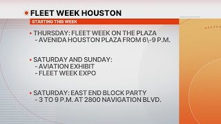 Inaugural Fleet Week Houston gets underway