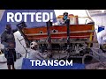 Termite Infested Transom Restoration ! (Carrera Powerboats)