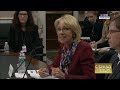 Exchange between Rep. Clark & Secretary Betsy DeVos (C-SPAN)