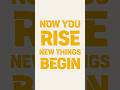 Now You rise New things begin #KPopWorship #KIndieWorship