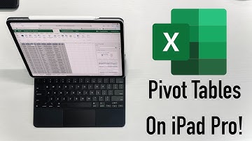 Pivot Tables on iPad Pro! Finally!