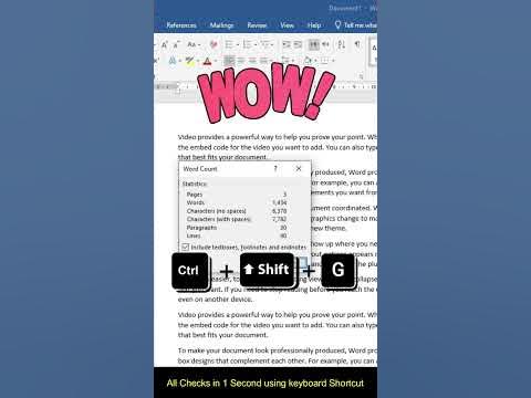 Count Pages,Words,Characters,Paragraphs,Lines in Ms-Word Document ...