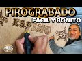 Ves qué fácil es hacer pirograbados, inténtalo. Te gustará