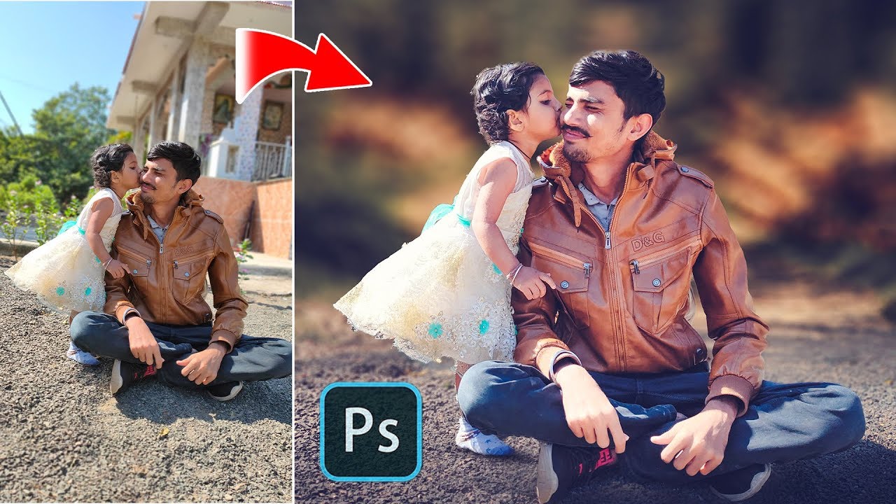 Father and Daugther Photo Edit - Photoshop Tutorial