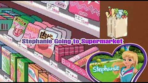 Stephanie go to supermarket