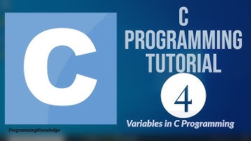 C Programming Tutorial for Beginners 4 -  Variables in C Programming