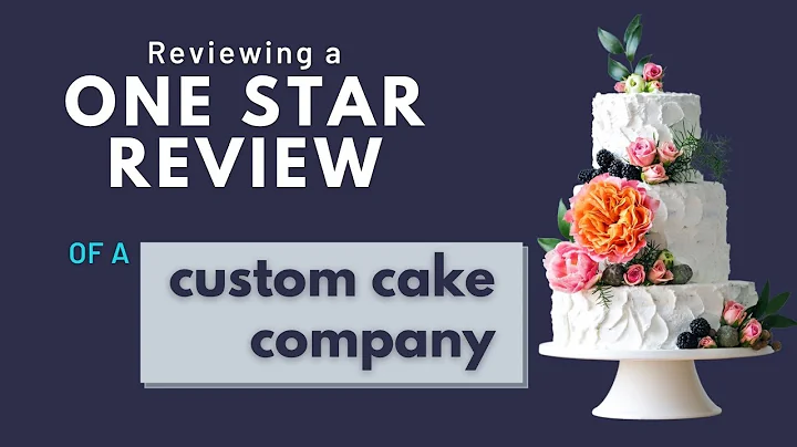 1 Star Review for Horrible Wedding Cake Experience